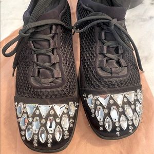 Mui Mui black sneakers size 9
